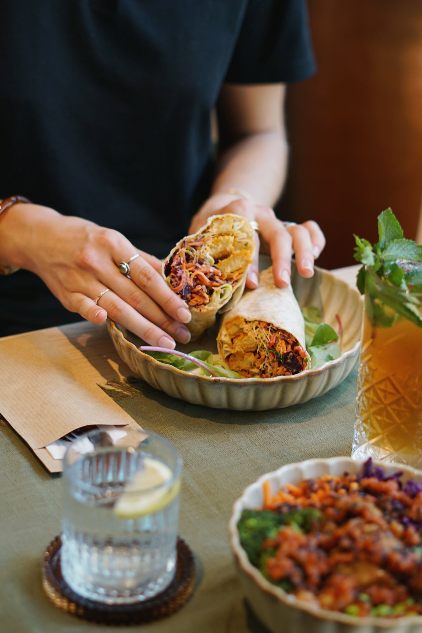Getrokken 'Kip' Wrap